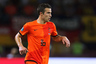 Robin van Persie of Netherlands controls the ball during the UEFA EURO 2012 group B match between Netherlands and Germany at Metalist Stadium in Kharkov, Ukraine. (Photo by Ian Walton/Getty Images)