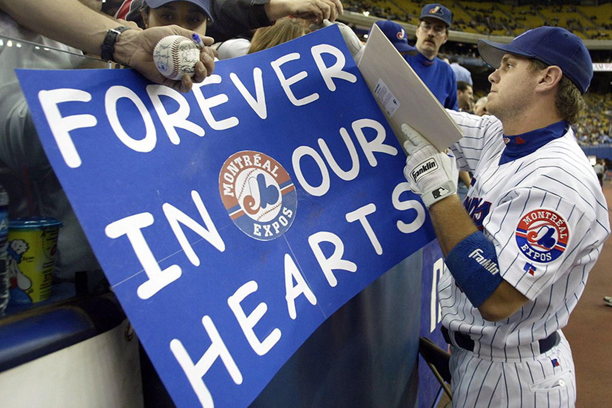Montreal's final game at Olympic Stadium, Sept. 29, 2004.